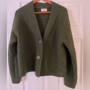 Olive cardigan